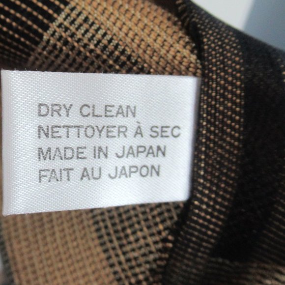 Anne Klein Metallic Rayon Rectangular Scarf 10" x 60" Gold Black Color NWOT - Picture 11 of 11